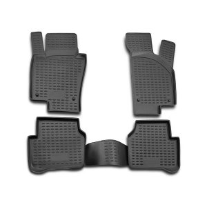 Volkswagen Passat CC Floor Mats - Omac - Rubber TPE - Black - 2009